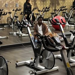 LA Fitness - Homeless watching movies and eating with no shoes on. Priorities on your paying costumers that don't linger around.