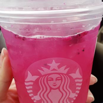 Starbucks - Mango Dragonfruit Lemonade Refresher - Coffee & Tea Near Me - Fishers, Indiana