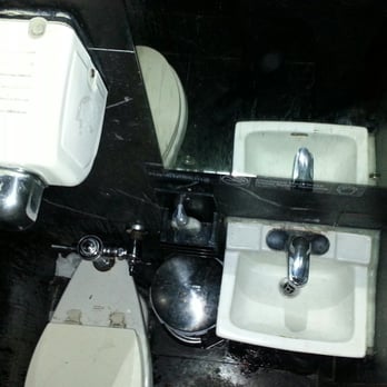 Caffe Reggio - Caffe Reggio in N.Y.C.  the smallest washroom ever! - Italian Near Me - New York, New York