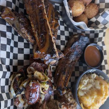 Betty Jeans BBQ - 3 meat plate - Barbeque Near Me - Spokane, Washington Betty Jeans BBQ - 3 meat plate - Barbeque Near Me - Spokane, Washington