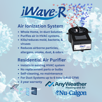 AnyWeather Heating & Air - iWave-R air purification system sales from AnyWeather Heating & Air - Heating & Air Conditioning/HVAC Near Me - Cold Spring, Kentucky