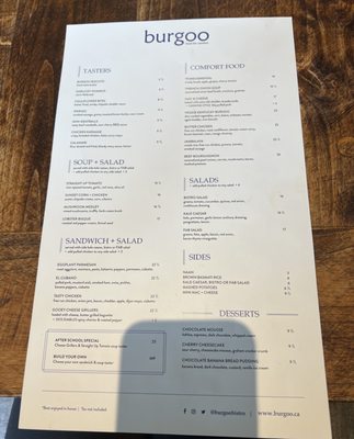 Menu photo 2 Burgoo Bistro Vancouver, BC