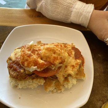 Biscuit Head - Fried green tomato biscuit - Bakeries Near Me - Asheville, North Carolina Biscuit Head - Fried green tomato biscuit - Bakeries Near Me - Asheville, North Carolina