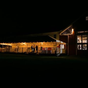 Red Barn - Venue at night - Event Planning & Services Near Me - Amherst, Massachusetts