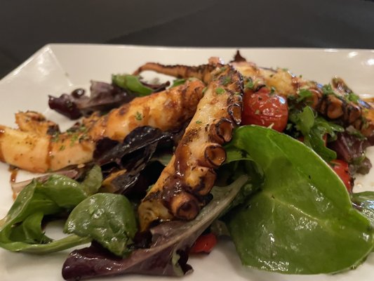 Photo of Zaffron Mediterranean Cuisine - Haddonfield, NJ, US. Grilled octopus salad