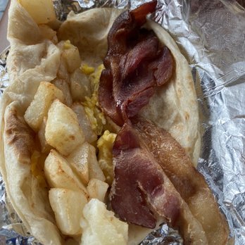 Taco House - bacon egg potato and "no" cheese. - Breakfast & Brunch Near Me - San Antonio, Texas