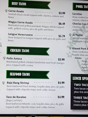 Menu photo 6 Mexican Cactus Taco Bar Allen, TX Menu photo 6 Mexican Cactus Taco Bar Allen, TX