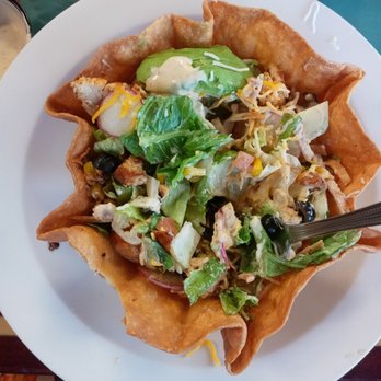 The Avocado Mexican Grill - Chicken taco salad with chipotle ranch - Mexican Near Me - Runnemede, New Jersey