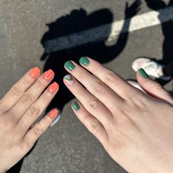 Tips N' Toes - Nails by Cody (right) and Tammy (left)