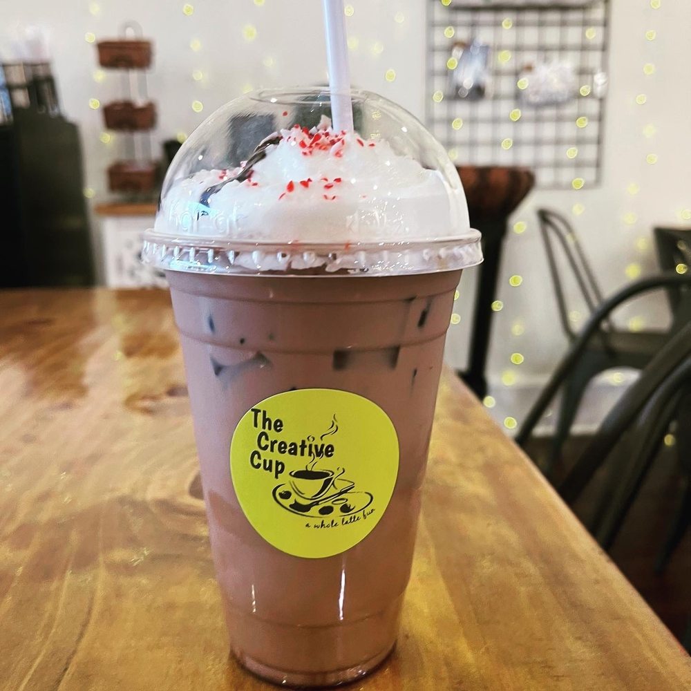 The Creative Cup - Peppermint mocha - Coffee & Tea Near Me - Zebulon, North Carolina The Creative Cup - Peppermint mocha - Coffee & Tea Near Me - Zebulon, North Carolina