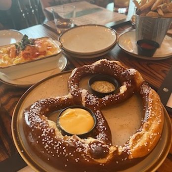 Half Moon - Pretzel - outstanding mustard - Bars Near Me - Keansburg, New Jersey Half Moon - Pretzel - outstanding mustard - Bars Near Me - Keansburg, New Jersey