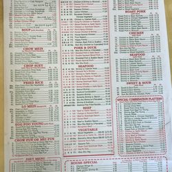 Union Lotus - Menu
