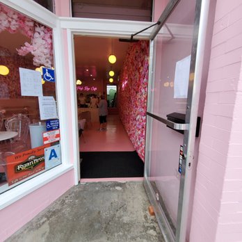 Pink Rose Cafe - Rose wall - Coffee & Tea Near Me - La Mesa, California Pink Rose Cafe - Rose wall - Coffee & Tea Near Me - La Mesa, California