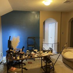 Big Charlies Painting - Who is another photo of my painting and adding an accent wall?