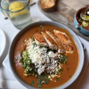 Luna Red - Tortilla Soup w/chicken breast added - New American Near Me - San Luis Obispo, California Luna Red - Tortilla Soup w/chicken breast added - New American Near Me - San Luis Obispo, California