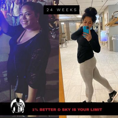 Celebrating Malina's Amazing 24-Week Transformation Journey! 🎉🌟 - I'm thrilled to share Malina's incredible progress over 24 weeks! Despite life's challenges, she prioritized her health, achieving an unbelievable transformation. 🙌
Key Achievements:
Shifted her mindset from extreme calorie restriction to a balanced approach.
Focused on reverse dieting, tracking, and finding the right macros, as she was severely undereating and overtraining.
Replaced daily 60-minute cardio with daily walking and introduced hypertrophy-focused resistance training (45 minutes, 3x/week). 🏋️♀️💪
Her results were astounding, especially with gradual carb increases. 🌟
Important Insights:
Extreme calorie restriction and excessive cardio can harm health and hinder progress.
Chronic deficits can increase stress and impact hormones, including the thyroid, lowering metabolism efficiency.
Lack of sleep, often from calorie deprivation, adds to stress, affecting well-being. 💤😔
Prioritizing holistic health over quick fixes is crucial. Malina's journey shows the power of balance and nurturing our bodies.
Ladies, stop harming your health with unhealthy methods. If you are struggling to achieve the results you want, please reach out for support, and you might discover life-changing coaching like Malina did. 💪🏼 Celebrating Malina's Amazing 24-Week Transformation Journey! 🎉🌟 - I'm thrilled to share Malina's incredible progress over 24 weeks! Despite life's challenges, she prioritized her health, achieving an unbelievable transformation. 🙌
Key Achievements:
Shifted her mindset from extreme calorie restriction to a balanced approach.
Focused on reverse dieting, tracking, and finding the right macros, as she was severely undereating and overtraining.
Replaced daily 60-minute cardio with daily walking and introduced hypertrophy-focused resistance training (45 minutes, 3x/week). 🏋️♀️💪
Her results were astounding, especially with gradual carb increases. 🌟
Important Insights:
Extreme calorie restriction and excessive cardio can harm health and hinder progress.
Chronic deficits can increase stress and impact hormones, including the thyroid, lowering metabolism efficiency.
Lack of sleep, often from calorie deprivation, adds to stress, affecting well-being. 💤😔
Prioritizing holistic health over quick fixes is crucial. Malina's journey shows the power of balance and nurturing our bodies.
Ladies, stop harming your health with unhealthy methods. If you are struggling to achieve the results you want, please reach out for support, and you might discover life-changing coaching like Malina did. 💪🏼