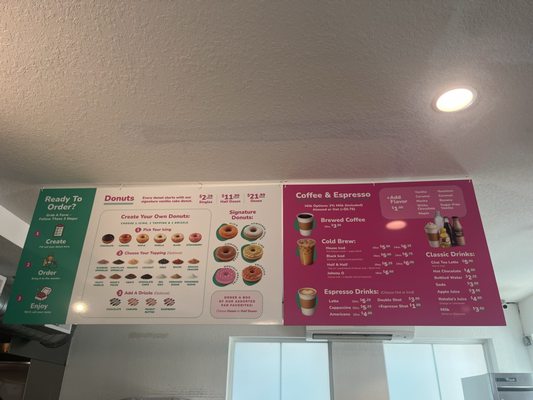 Menu photo 1 The Donut Experiment Anna Maria, FL