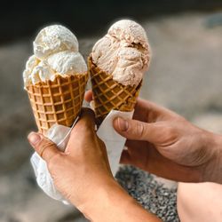 Boehringer's Drive-In - Coconut Ice Cream Chocolate Butter Fudge Ice Cream