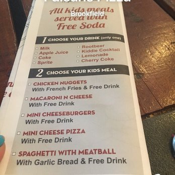 Paisans Pizzeria - Kids Menu always a plus - Pizza Near Me - Brookfield, Illinois