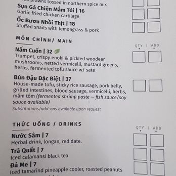 Mắm - Menu - Vietnamese Near Me - New York, New York Mắm - Menu - Vietnamese Near Me - New York, New York