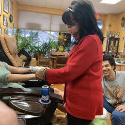 Mani-pedi. Living the princess life