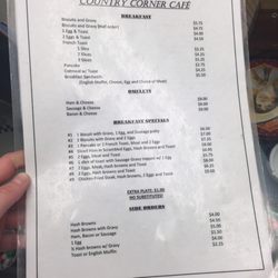 Country Corner Cafe
