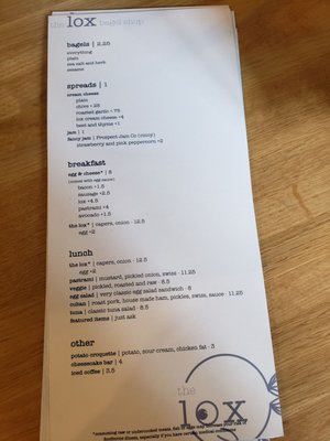 Menu photo 7 The Lox Columbus, OH