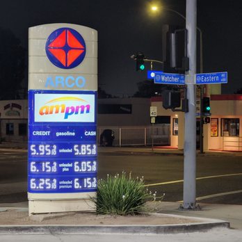ampm - Gas prices as of 6-28-22 - Convenience Stores Near Me - Bell Gardens, California