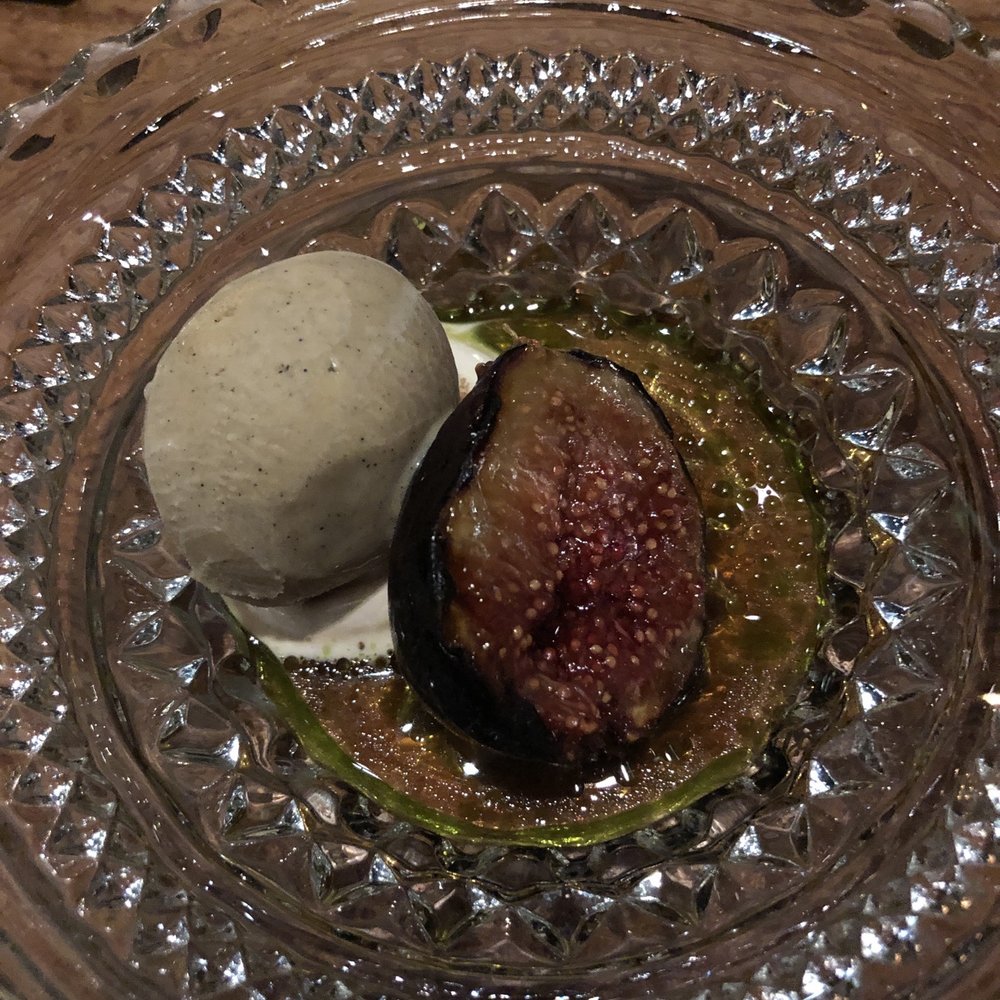 Lazy Bear - Ice cream and grilled fig - New American Near Me - San Francisco, California
