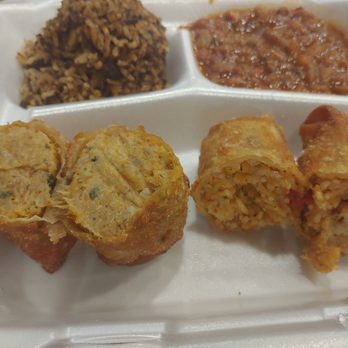 In Laws - Pepper Jack Boudin Roll on the left. Crawfish on the right. - Cajun/Creole Near Me - Iowa, Louisiana In Laws - Pepper Jack Boudin Roll on the left. Crawfish on the right. - Cajun/Creole Near Me - Iowa, Louisiana