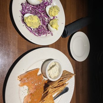 131 MAIN Restaurant - Deviled Eggs and Smoked Salmon - American Near Me - Cornelius, North Carolina