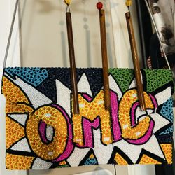 Uptown and Country Boutique - Heavy beaded art purse!