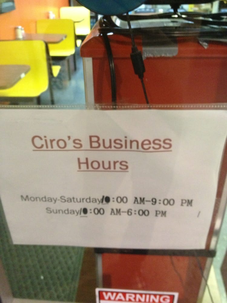 CIRO’S EL TAQUITO MEXICANO 1831 N Zaragoza Rd, El Paso, TX Menu Yelp