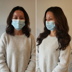 Munjela Glow Los Altos - Before and after hair extensions