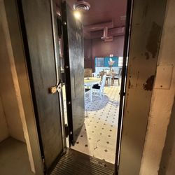 The Post Bakery & Bistro - Looking out from the vault