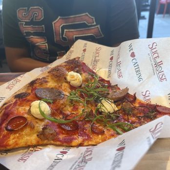 Slice House by Tony Gemignani - Grandma Wiseguy by the slice - Pizza Near Me - Millbrae, California Slice House by Tony Gemignani - Grandma Wiseguy by the slice - Pizza Near Me - Millbrae, California
