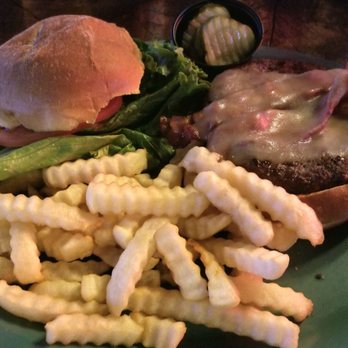 Hangar Pub & Grill - Build your own burger with bacon and chedder. - Pubs Near Me - Amherst, Massachusetts Hangar Pub & Grill - Build your own burger with bacon and chedder. - Pubs Near Me - Amherst, Massachusetts