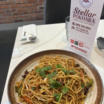 Stellar Pokhara - Beef chow mein - Himalayan/Nepalese Near Me - New York, New York Stellar Pokhara - Beef chow mein - Himalayan/Nepalese Near Me - New York, New York