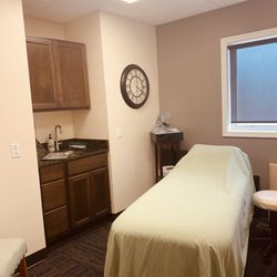 Alternative Physical Therapy - One of their many private treatment rooms where I get my painful areas loosened up and realigned.