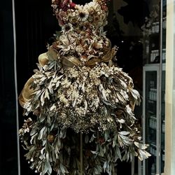 April Flowers - Dried floral dress
