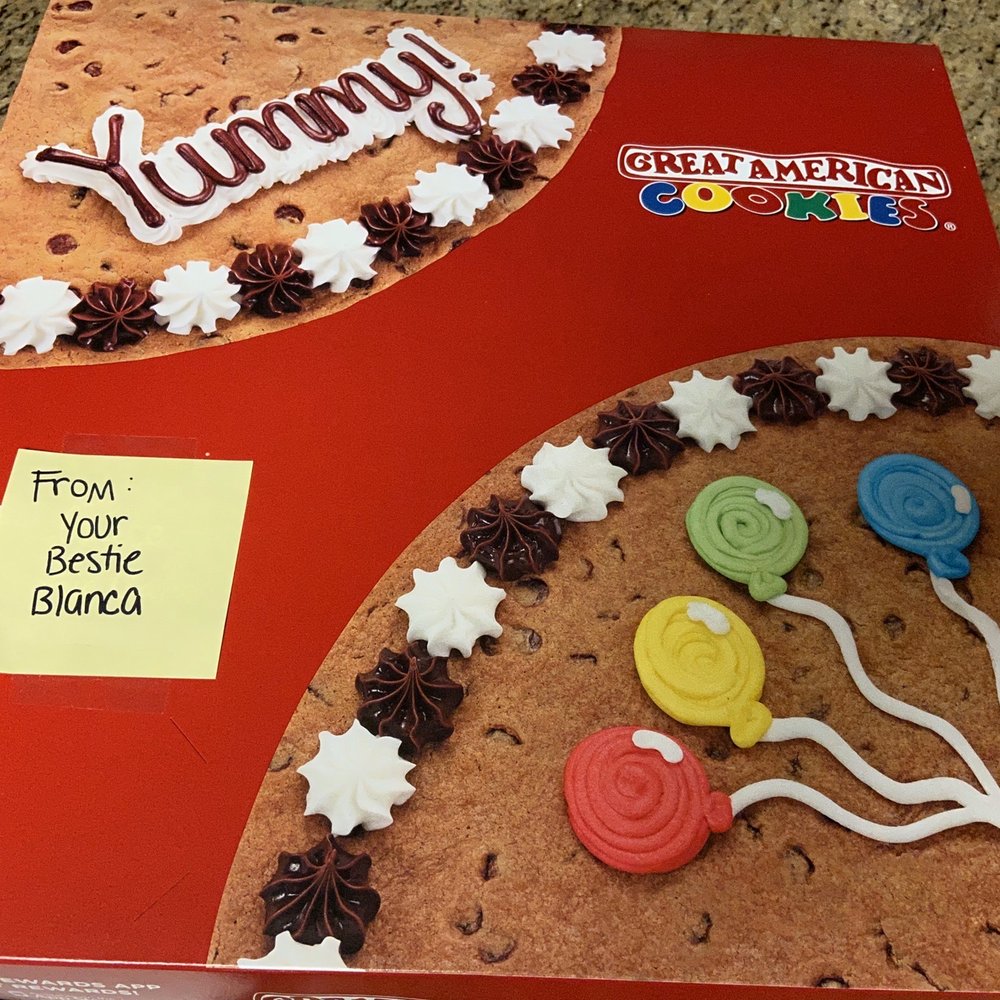 Great American Cookies - a decorated cookie box - Bakeries Near Me - Laredo, Texas Great American Cookies - a decorated cookie box - Bakeries Near Me - Laredo, Texas