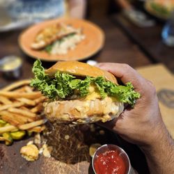 B2 Bistro + Bar - Surf N Turf Burger