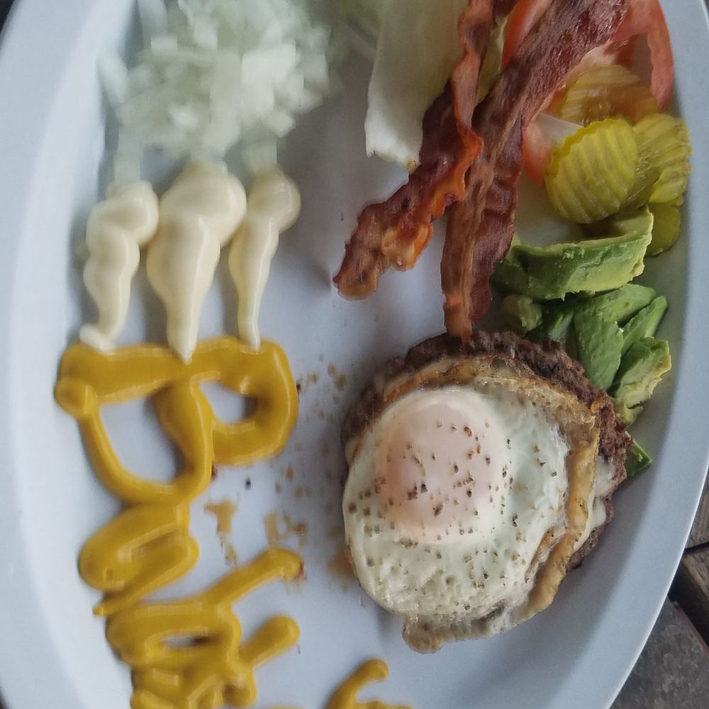 Bubba's Texas Burger Shack - Keto(plated) Vegas Burger. - Burgers Near Me - Houston, Texas
