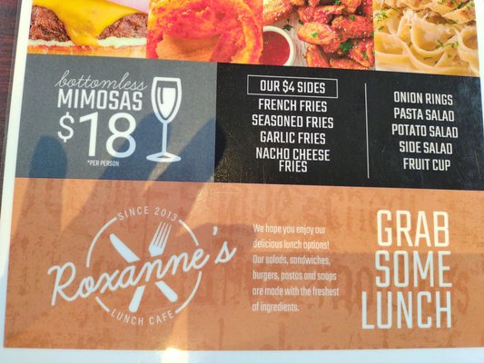 Menu photo 1 Roxanne's Cafe Ridgecrest, CA