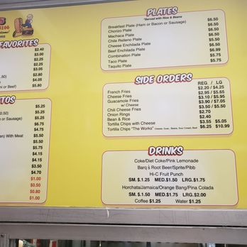 J & S - Menu 4/17/19 - Mexican Near Me - Montebello, California