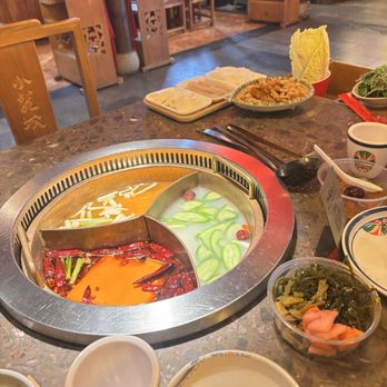 Xiao Long Kan Hot Pot - Spicy broth, pork broth, and golden broth. - Hot Pot Near Me - Alhambra, California