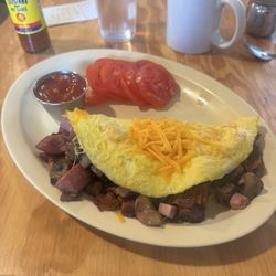 Dawn's Place Cafe - Everything meat omelet. !!