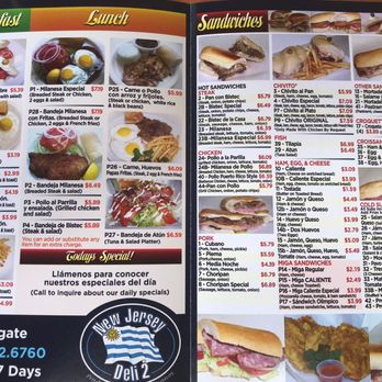 New Jersey Deli 2 - menu/interior - Sandwiches Near Me - Margate, Florida New Jersey Deli 2 - menu/interior - Sandwiches Near Me - Margate, Florida