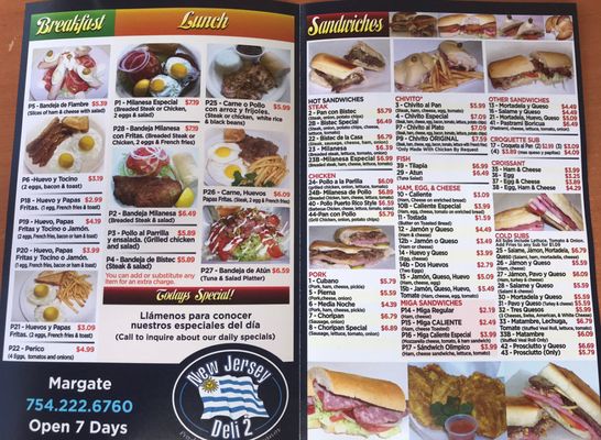Menu photo 4 New Jersey Deli 2 Margate, FL Menu photo 4 New Jersey Deli 2 Margate, FL