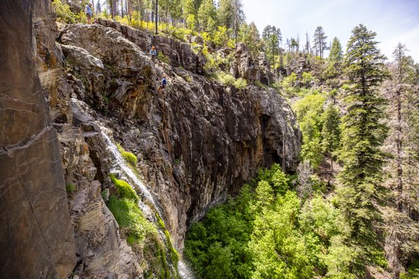 Rappel a Waterfall - This by far one of the coolest adventures we offer!  It requires the ability walk backwards and chew gum at the same time. The heights are big but the memories are even bigger!